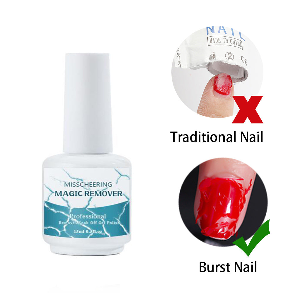 Premium Nail Remover – Gentle & Fast Gel & Press-On Solution | Acetone-Free Option